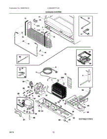 06 - Cooling System parts for Frigidaire Refrigerator LGHB2867PFGA from AppliancePartsPros.com
