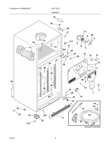 05 - Cabinet parts for Frigidaire Refrigerator LGHT1837LP9 from AppliancePartsPros.com