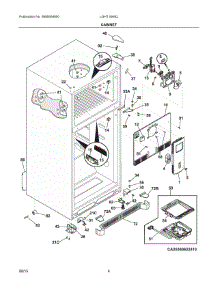 03 - Cabinet parts for Frigidaire Refrigerator LGHT1846QP0 from AppliancePartsPros.com