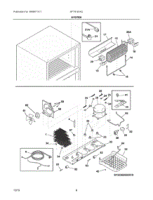 05 - System parts for Frigidaire Refrigerator NFTR18X4QB3 from AppliancePartsPros.com
