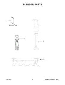 02 - Blender Parts parts for Kitchenaid Blender 5KHBC210EER0 from AppliancePartsPros.com