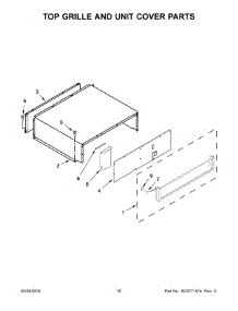 09 - Top Grille And Unit Cover Parts parts for Kitchenaid Refrigerator KBBL206EPA00 from AppliancePartsPros.com