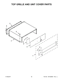 09 - Top Grille And Unit Cover Parts parts for Kitchenaid Refrigerator KBBR206EPA01 from AppliancePartsPros.com