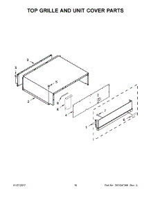09 - Top Grille And Unit Cover Parts parts for Kitchenaid Refrigerator KBBR306ESS01 from AppliancePartsPros.com