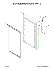 04 - Refrigerator Door Parts parts for Kitchenaid Refrigerator KBBX104EPA0 from AppliancePartsPros.com