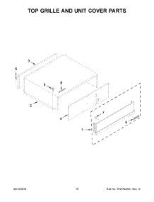 09 - Top Grille And Unit Cover Parts parts for Kitchenaid Refrigerator KBFN402ESS00 from AppliancePartsPros.com