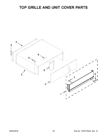09 - Top Grille And Unit Cover Parts parts for Kitchenaid Refrigerator KBFN406ESS00 from AppliancePartsPros.com