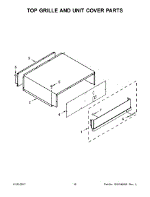 09 - Top Grille And Unit Cover Parts parts for Kitchenaid Refrigerator KBFN506ESS01 from AppliancePartsPros.com