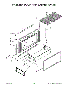 08 - Freezer Door And Basket Parts parts for Kitchenaid Refrigerator KBLO36FTX08 from AppliancePartsPros.com