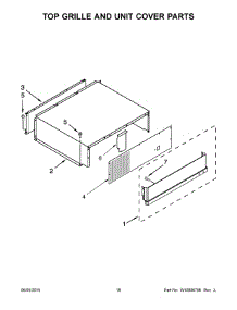 10 - Top Grille And Unit Cover Parts parts for Kitchenaid Refrigerator KBSN602EPA00 from AppliancePartsPros.com