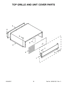 10 - Top Grille And Unit Cover Parts parts for Kitchenaid Refrigerator KBSN608EBS00 from AppliancePartsPros.com