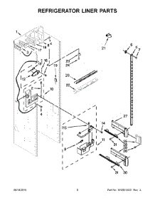 04 - Refrigerator Liner Parts parts for Kitchenaid Refrigerator KBSN608EPA00 from AppliancePartsPros.com
