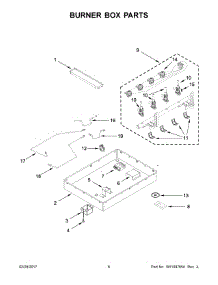 04 - Burner Box Parts parts for Kitchenaid Cooktop KCGD500GSS00 from AppliancePartsPros.com
