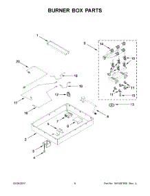 04 - Burner Box Parts parts for Kitchenaid Cooktop KCGD506GSS00 from AppliancePartsPros.com