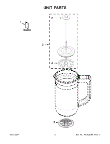 02 - Unit Parts parts for Kitchenaid Coffee Maker KCM0512SS0 from AppliancePartsPros.com