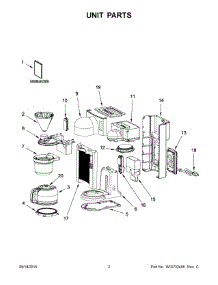 02 - Unit Parts parts for Kitchenaid Coffee Maker KCM0802OB0 from AppliancePartsPros.com