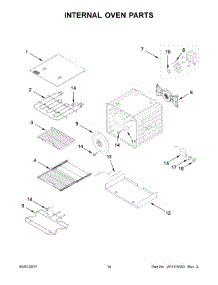 08 - Internal Oven Parts parts for Kitchenaid Range KDRS407VSS05 from AppliancePartsPros.com