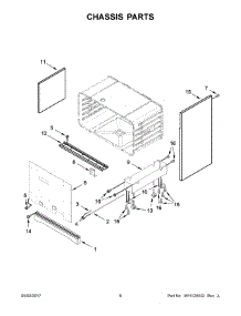 04 - Chassis Parts parts for Kitchenaid Range KDRS463VSS04 from AppliancePartsPros.com