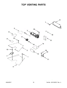 06 - Top Venting Parts parts for Kitchenaid Range KDRS463VSS04 from AppliancePartsPros.com