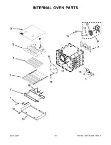 08 - Internal Oven Parts parts for Kitchenaid Range KDRS467VBK00 from AppliancePartsPros.com
