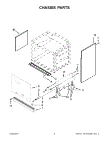 04 - Chassis Parts parts for Kitchenaid Range KDRS467VBU00 from AppliancePartsPros.com