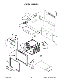 05 - Oven Parts parts for Kitchenaid Range KDRS467VSD00 from AppliancePartsPros.com
