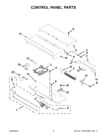 04 - Control Panel Parts parts for Kitchenaid Oven KEBK206BSS01 from AppliancePartsPros.com
