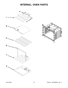 07 - Internal Oven Parts parts for Kitchenaid Oven KEBK276BBL01 from AppliancePartsPros.com