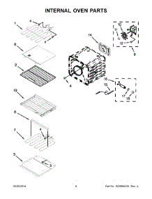 05 - Internal Oven Parts parts for Kitchenaid Oven KEBS179BBL01 from AppliancePartsPros.com