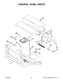 07 - Control Panel Parts parts for Kitchenaid Oven KEBS209BSS01 from AppliancePartsPros.com