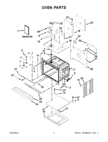 02 - Oven Parts parts for Kitchenaid Oven KEBS277BSS01 from AppliancePartsPros.com