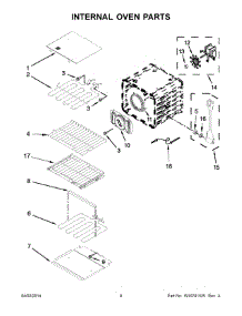 05 - Internal Oven Parts parts for Kitchenaid Oven KEBS279BSS01 from AppliancePartsPros.com