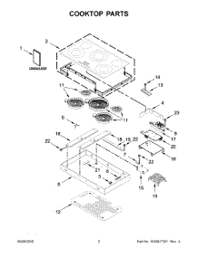 02 - Cooktop Parts parts for Kitchenaid Cooktop KECC667BBL02 from AppliancePartsPros.com