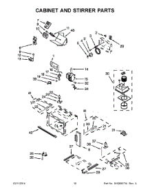 06 - Cabinet And Stirrer Parts parts for Kitchenaid Microwave KEMS309BWH01 from AppliancePartsPros.com