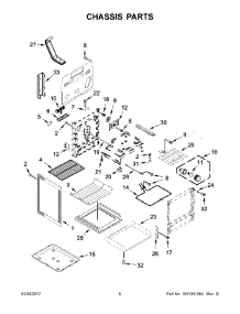 04 - Chassis Parts parts for Kitchenaid Range KFEG500EBS1 from AppliancePartsPros.com