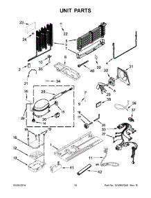 06 - Unit Parts parts for Kitchenaid Refrigerator KFFS20EYMS01 from AppliancePartsPros.com