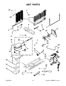 06 - Unit Parts parts for Kitchenaid Refrigerator KFFS20EYMS02 from AppliancePartsPros.com