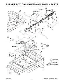03 - Burner Box, Gas Valves And Switch Parts parts for Kitchenaid Cooktop KFGU706VSS04 from AppliancePartsPros.com