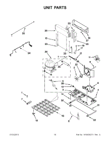 05 - Unit Parts parts for Kitchenaid Refrigerator KFIS29PBMS02 from AppliancePartsPros.com