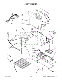 05 - Unit Parts parts for Kitchenaid Refrigerator KFIV29PCMS02 from AppliancePartsPros.com