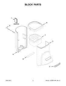 02 - Block Parts parts for Kitchenaid Cutlery KKFMA07SR0 from AppliancePartsPros.com