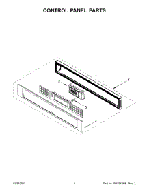 03 - Control Panel Parts parts for Kitchenaid Microwave KMBP107EBS01 from AppliancePartsPros.com