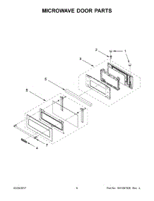 04 - Microwave Door Parts parts for Kitchenaid Microwave KMBP107EBS01 from AppliancePartsPros.com