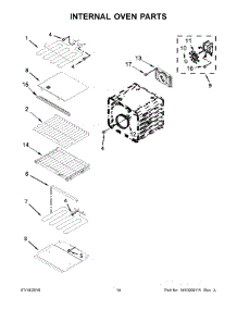 08 - Internal Oven Parts parts for Kitchenaid Wall Oven KOCE507EBS01 from AppliancePartsPros.com