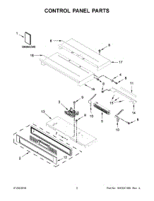 02 - Control Panel Parts parts for Kitchenaid Range KODE307ESS02 from AppliancePartsPros.com