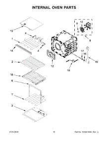 06 - Internal Oven Parts parts for Kitchenaid Range KODE500EBL02 from AppliancePartsPros.com
