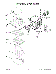 06 - Internal Oven Parts parts for Kitchenaid Range KODE507EBS02 from AppliancePartsPros.com