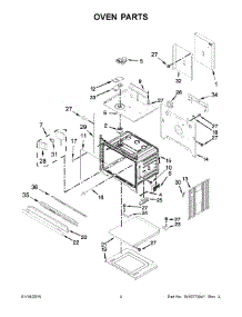 03 - Oven Parts parts for Kitchenaid Oven KODT107ESS00 from AppliancePartsPros.com