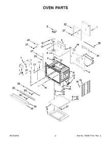 03 - Oven Parts parts for Kitchenaid Range KODT107ESS01 from AppliancePartsPros.com