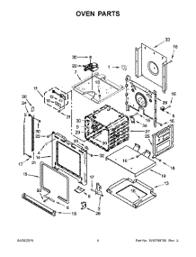 03 - Oven Parts parts for Kitchenaid Oven KOSC504ESS00 from AppliancePartsPros.com
